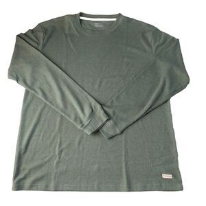 aeropostale Mens Waffle Long Sleeve Lounge Wear Sage Green XL NWT